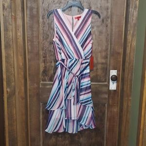 Jennifer Lopez striped dress Medium NWT